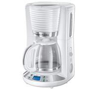 Russell Hobbs Inspire Independiente 1,25 L Totalmente automática - Cafetera (Independiente, 1,25 L, De café molido, 1100 W, Blanco)