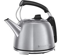 Russell Hobbs K65 - Hervidor de agua (eléctrico, 1.2 litros, acero inox, 2400 W) color gris metálico
