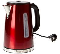 Russell Hobbs Luna Solar 23210-70 - Hervidor de Agua Eléctrico, 1.7 litros, Acero Inoxidable, 2400 W, Rojo