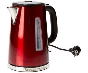 Russell Hobbs Luna Solar 23210-70 - Hervidor de Agua Eléctrico, 1.7 litros, Acero Inoxidable, 2400 W, Rojo