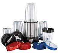 Russell Hobbs NutriBoost 23180-56 - Batidora de Vaso de Mano, 700 W, libre de BPA, Acero Inoxidable, 15 piezas, 3 Vasos de 700 ml y 2 Vasos de 350 ml, Negro