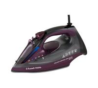 Russell Hobbs Plancha de Ropa, 2800 W, suela cerámica antiadherente, golpe vapor 195 g, vapor continuo 50 g, tecnología control temperatura, depósito 380 ml, autolimpieza, antical, antigoteo, 27281-56