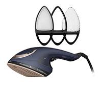 Russell Hobbs Plancha Vertical, Plancha de Ropa 2 en 1 [Vapor Vertical y Plancha Tradicional] Steam Genie (1800 W, Suela Cerámica, 3 Accesorios: Ropa Delicada, Tapicería y Quitapelusas) 28370-56