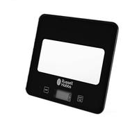 Russell Hobbs RH015711AR Digital Kitchen Scale, 5kg Capacity, Imperial/Metric, Touch Panel, Easy Read, Compact Glass Baking Scales, On/Off Button & Tare, Batteries Included, 5 Year Guarantee, Black