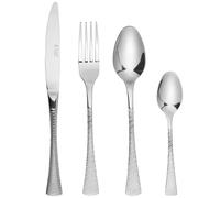 Russell Hobbs RH02229EU7 Juego De Cubiertos Milan Completos Con Patrón Elegante En El Mango, 16 Piezas, Acero Inoxidable 18/0, 4 Personas, Diseño Atemporal, Para El Uso Diario o Eventos Especiales