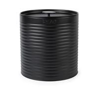 Russell Hobbs RH03269EU7 Ribbed Panera - Caja de pan de metal, Recipiente de cocina grande, Almacenamiento en la encimera, Acero duradero con recubrimiento en polvo, Fácil de limpiar, Negro