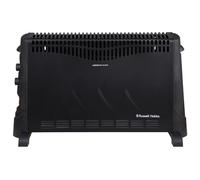 Russell Hobbs RHCVH4002B Calentador Convector Eléctrico de 2000 W/2 kW con Temporizador de 24h, 3 Ajustes de Temperatura, Protección Contra Sobrecalentamiento, Termostato Ajustable, 20 m2, Negro