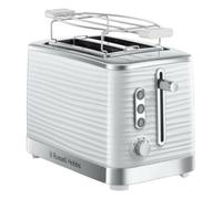 Russell Hobbs Tost. InspireBlanco 2 Ran.Corto, 1050 W, Plástico, Blanco, Ref. 24370-56