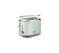 Russell Hobbs Tostadora Bubble - 2 Ranuras Anchas, para 2 Rebanadas, Acero Inoxidable, Verde Pastel - 25080-56