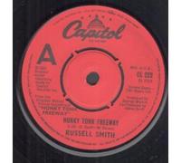 RUSSELL SMITH/LINDA HART - HONKY TONK FREEWAY/LOVE KEEPS BRINGING ME DOWN 7 INCH (7" VINYL 45) UK CAPITOL 1981