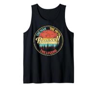 Russell The Man The Myth The Legend Men Nombre Personalizado Camiseta sin Mangas