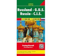 RUSSIA 1:2.000/8.000.000: Wegenkaart 1:2 000 000 / 1:8 000 000: AK 37 (Auto karte)