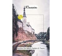 Russia word search book: : Word searches Easy to read Print About Russian travel, culture, cities, food and More I 6x9 inches,110 pages I 50+ Puzzles, Gifts for vacations, Holidays and Free times