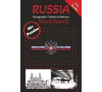 RUSSIA Word Search Book: Word Searches with Easy to Read Print about RUSSIA and more | 6x9 inches, 120 pages | 50+ puzzles....Gift for Vacations, Holidays and Free Time