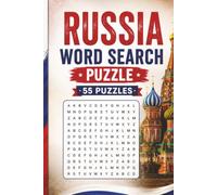 Russia Word Search Puzzle: 55 Puzzles Word Search about Russia and More | 6x9 inches, 110 pages | Gift for Russia & Countries Lover