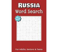 Russia Word Search puzzle book: 50+ Puzzles of Landmarks, History & Culture of Russia