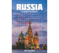 Russia Word Search Puzzle Book: A Fun and Educational Collection of 70+ Russia-Themed Word Search Puzzles