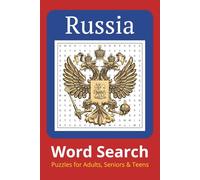 Russia Word Search Puzzle Book: Easy-to-Read Print Featuring Russian/Russkiy Themed Word Search Puzzles | 6x9 inches, 110 Pages, 50+ Fun Puzzles | Perfect Gift for Vacations, Holidays, & Leisure Time