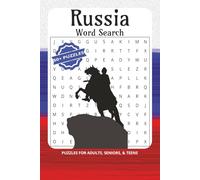 Russia Word Search Puzzle Book: Word Searches with Easy to Read Print about Russia, History, Culture, and More | 6x9 inches, 110 pages | 50+ Puzzles ... Gift for Vacations, Holidays and Free Times