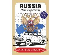 Russia Word Search Puzzles: Easy to Read Word Search Puzzle Book About Russia, Russian Culture, Russian Tradition, and More | 110 Pages | 50+ Puzzles ... Perfect for Vacations, Holidays, & Relaxation