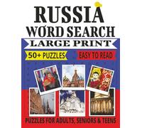 RUSSIA WORD SEARCH: Russia-Themed Puzzles in Large Print - Perfect for Language Learners, Seniors & Puzzle Lovers