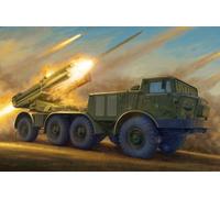 Russian 9p140 Tel Of 9k57 Uragan Multiple Launch Rocket Sistema 1:72 Modelo Kit