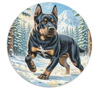 Russian Black Terrier Puzzle Desafíos Divertidos Decoración del Hogar 1000 Piezas Juguetes Desafiantes Animal lindoes Puzle Juego De Habilidad para Adultos 1000pcs (67.5x67.5cm)