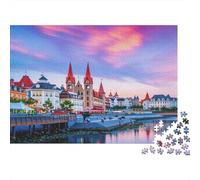 Russian Castle Senior Puzzles 1000 Piezas Reciclado Mayores Puzzle Russian Castle Educativo Game Props Family Gaming Time Educativo Game Gift