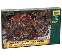 Russian Foot Warriors Xiii-Xiv A. D. Figura Plástico Kit 1:72 Modelo Zvezda