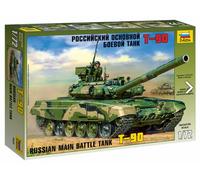 Russian Main Batalla Tanque T-90 Plástico Kit 1:72 Modelo Zvezda