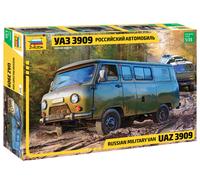 Russian Military Van Uaz 3909 1 :3 5 Plástico Modelo Kit Zvezda