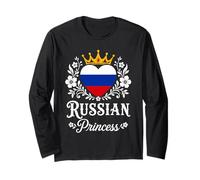 Russian Princess Russia Flag Proud Russian Girl Manga Larga