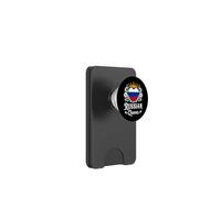 Russian Queen Russia Flag Proud Russian Woman PopSockets PopWallet para MagSafe