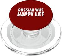 Russian Wife Happy Life para Mujeres Rusas de Rusia PopSockets PopGrip para MagSafe