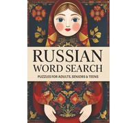 Russian Word Search Puzzle Book: Word Searches with Easy to Read Print about Russian, Famous Landmarks, Slavic culture and More I 6x9 inches, 110 ... … Gift for Vacations, Holidays and Free Times