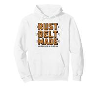 Rust Belt Made Midwest Industrial Identity Pride Born Ohio Sudadera con Capucha
