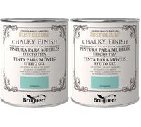 Rust-Oleum Bruguer Chalky Finish pintura para muebles Turquesa 125 ml (Paquete de 2)