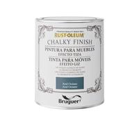 Bruguer Pintura a la tiza Chalky Finish Rust-Oleum para muebles Azul Océano 750 ml