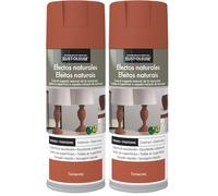 Rust-Oleum pintura Efectos Naturales en spary Terracota 400 ml (Paquete de 2)