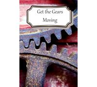 Rust & Red: Get the Gears Working Notebook for Writing: Aesthetic Lined Journal for Your Creative Thoughts