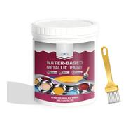 Rust Removal Converter Metallic Paint, 300g 2-In-1 Rust Converter & Metal Primer for Cars, Fences and Garden Tools (Red)