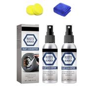 Rust Remover for Metal, Iron Decontamination Spray, Iron outSpray, Multi Purpose Rust Remover Spray, 2.0 Anti Rusts IronoutSpray for Car (2pcs)