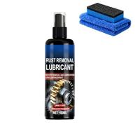 Rust Remover Lubricant Spray, Heavy Duty Metal Stain Cleaner for Car, Tools, Chains, Fast-Acting Cleaner for Multiple Surfaces (1pcs)
