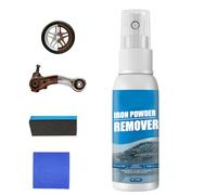 Rust Remover Spray for Metal, 100ml Multi-Functional Fast-Acting Rust Dissolver with Sponge & Cloth, Portable Oxidation Cleaner for Car, Bike, Tools & Household Furniture (A)
