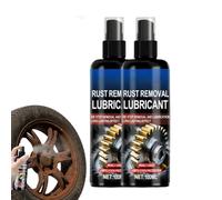 Rust Remover Spray for Metal-Quita Oxido Para Metal Fast-Acting Oxidation Cleaner for Vehicles Tools Chains (2pcs)