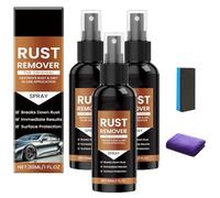 Rust Remover Spray, Rust Remover for Metal, Anti Rusts Iron out Spray, Iron Stain Cleaner, Heavy Duty Rusts Dissolver for Metal, Tools, Cars, Chains (3PCS)