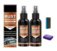 Rust Remover Spray, Rust Remover for Metal, Anti Rusts Iron out Spray, Iron Stain Cleaner, Heavy Duty Rusts Dissolver for Metal, Tools, Cars, Chains (2PCS)