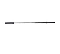 RUSTER Barra Olímpica de Pesas HE 15kg y 20kg - Barra Olímpica Profesional en Acero de Alta Resistencia con Acabado Hard Chrome Negro - Ideal para Entrenamiento Intensivo (20, Kilogramos)