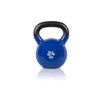 RUSTER Kettlebell Studio 24kg. Pesa Rusa recubierta de Vinilo, Mango Ergonómico, Base Estable, Entrenamiento Funcional, Fitness en Casa.