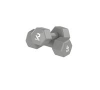 RUSTER Mancuernas Studio 4kg. Set de 2, Recubiertas de Vinilo, Agarre Antideslizante, Múltiples Pesos, Entrenamiento en Casa y Gimnasio.